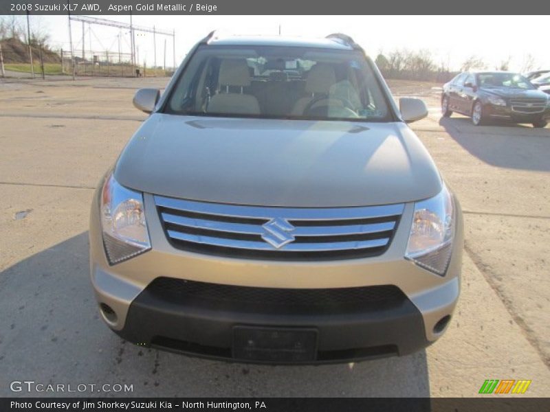 Aspen Gold Metallic / Beige 2008 Suzuki XL7 AWD