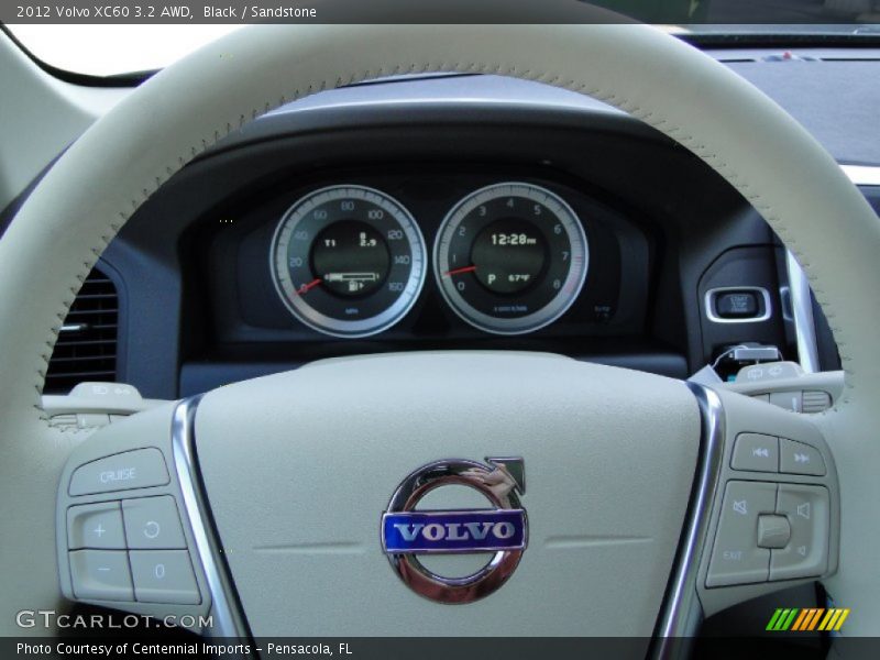 Black / Sandstone 2012 Volvo XC60 3.2 AWD