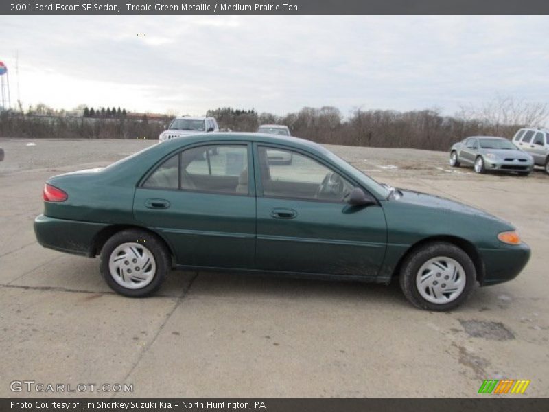 Tropic Green Metallic / Medium Prairie Tan 2001 Ford Escort SE Sedan