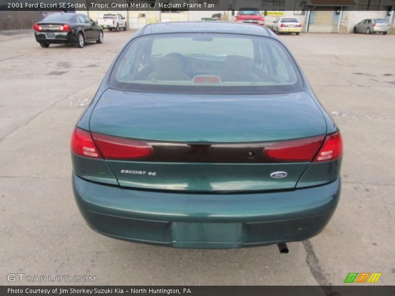 Tropic Green Metallic / Medium Prairie Tan 2001 Ford Escort SE Sedan