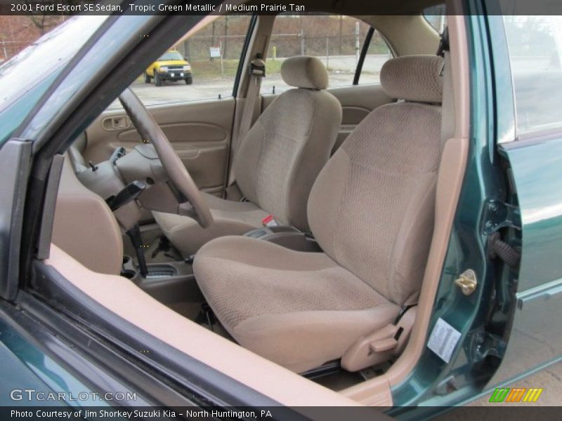 Tropic Green Metallic / Medium Prairie Tan 2001 Ford Escort SE Sedan