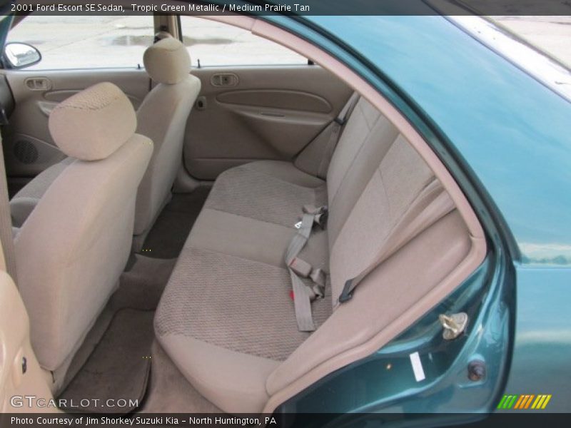 Tropic Green Metallic / Medium Prairie Tan 2001 Ford Escort SE Sedan