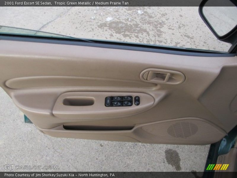 Tropic Green Metallic / Medium Prairie Tan 2001 Ford Escort SE Sedan