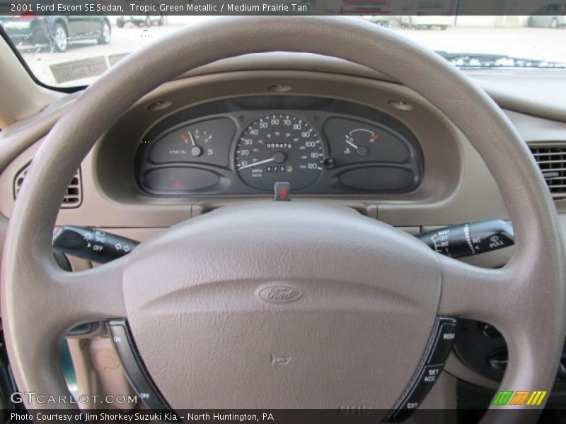 Tropic Green Metallic / Medium Prairie Tan 2001 Ford Escort SE Sedan