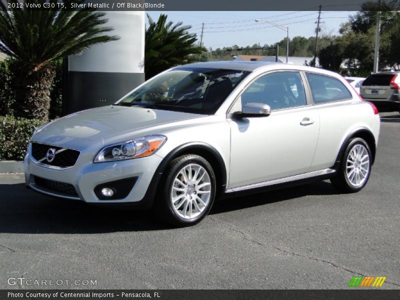 Silver Metallic / Off Black/Blonde 2012 Volvo C30 T5