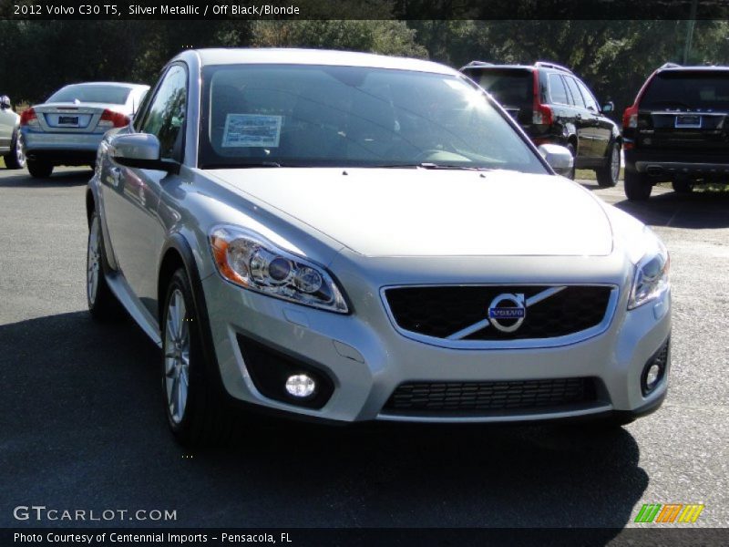 Silver Metallic / Off Black/Blonde 2012 Volvo C30 T5