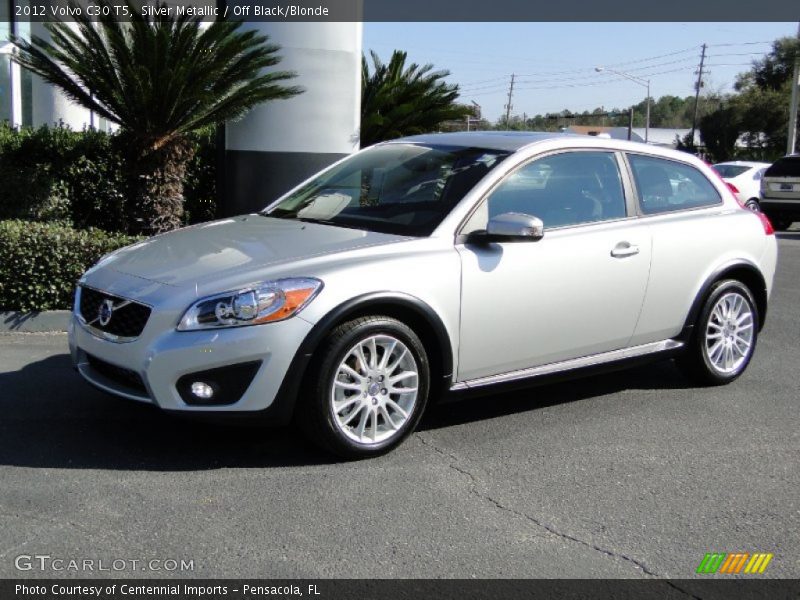 Silver Metallic / Off Black/Blonde 2012 Volvo C30 T5