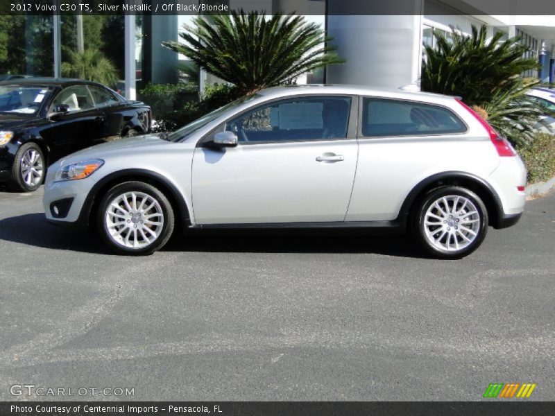 Silver Metallic / Off Black/Blonde 2012 Volvo C30 T5