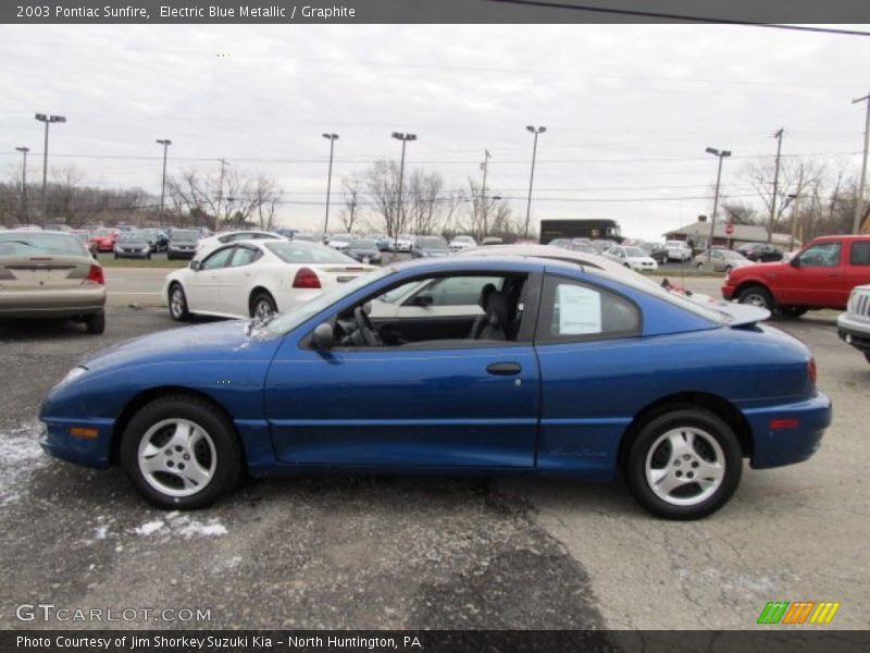 Electric Blue Metallic / Graphite 2003 Pontiac Sunfire