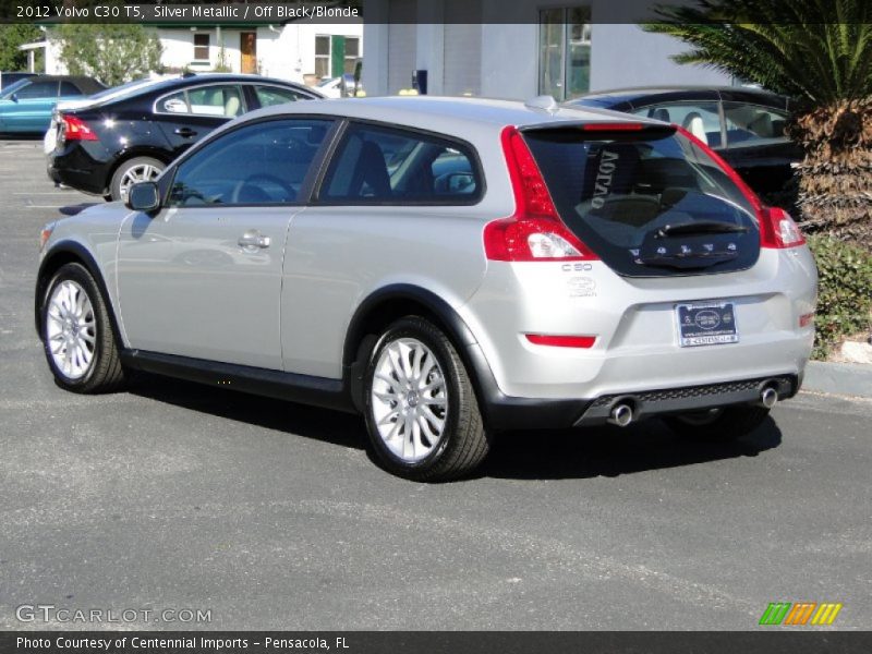Silver Metallic / Off Black/Blonde 2012 Volvo C30 T5