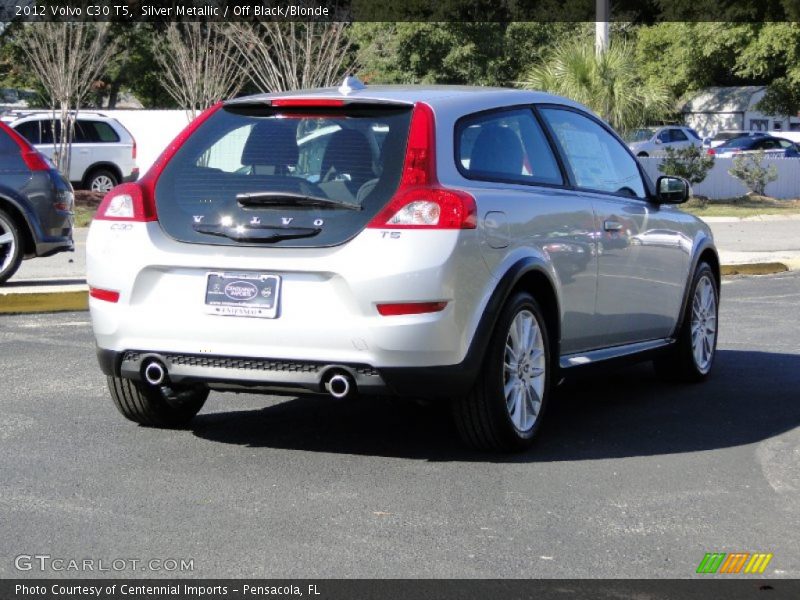 Silver Metallic / Off Black/Blonde 2012 Volvo C30 T5