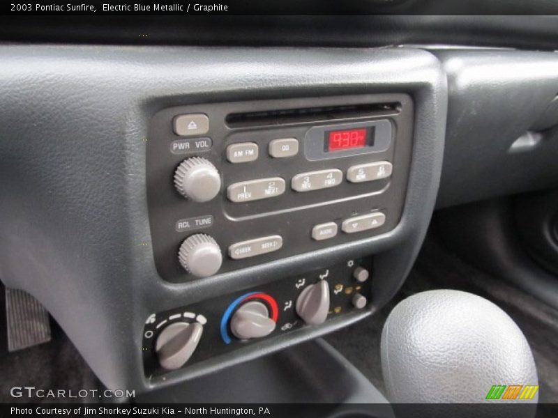 Electric Blue Metallic / Graphite 2003 Pontiac Sunfire