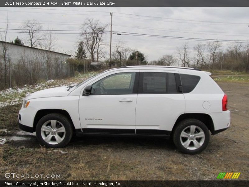 Bright White / Dark Slate Gray 2011 Jeep Compass 2.4 4x4