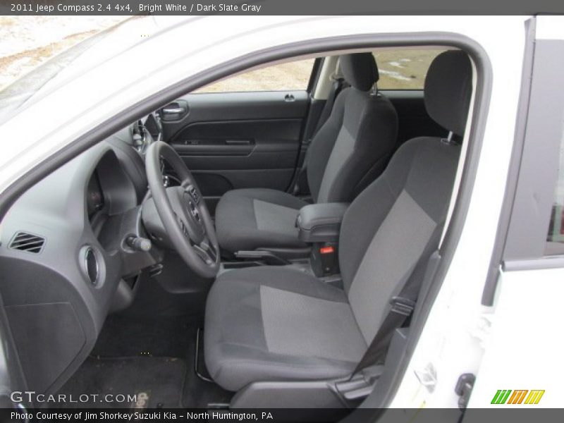 Bright White / Dark Slate Gray 2011 Jeep Compass 2.4 4x4