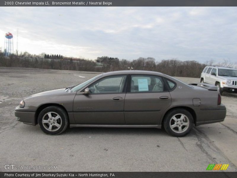 Bronzemist Metallic / Neutral Beige 2003 Chevrolet Impala LS