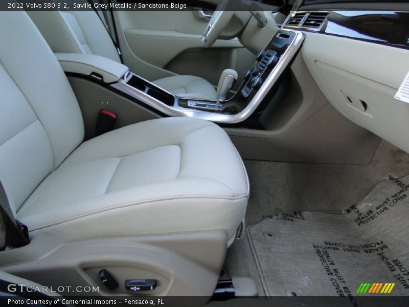 Saville Grey Metallic / Sandstone Beige 2012 Volvo S80 3.2