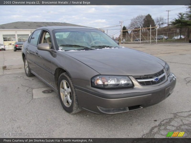 Bronzemist Metallic / Neutral Beige 2003 Chevrolet Impala LS