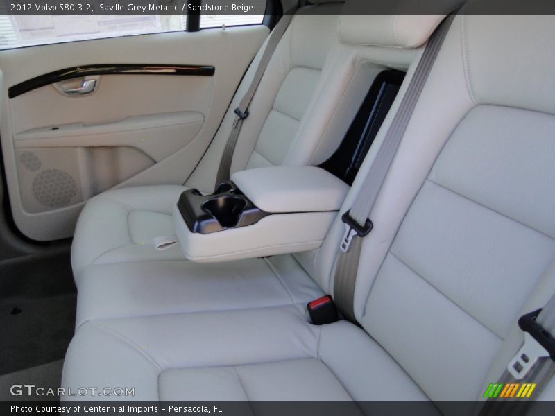 Saville Grey Metallic / Sandstone Beige 2012 Volvo S80 3.2