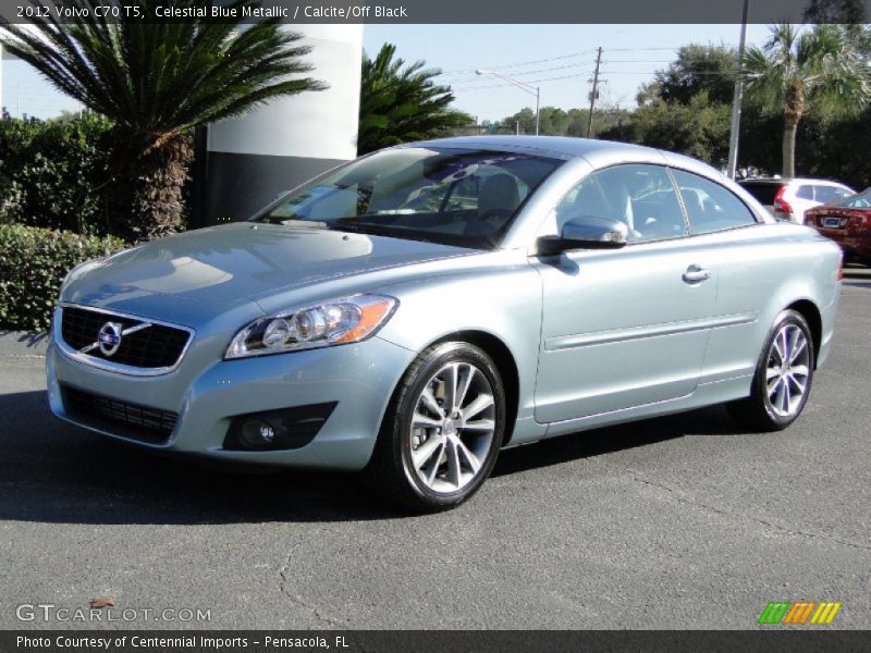 Celestial Blue Metallic / Calcite/Off Black 2012 Volvo C70 T5
