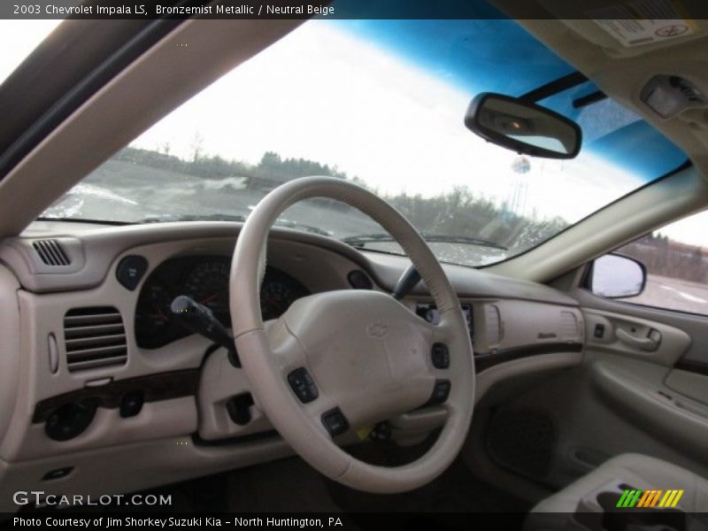 Bronzemist Metallic / Neutral Beige 2003 Chevrolet Impala LS