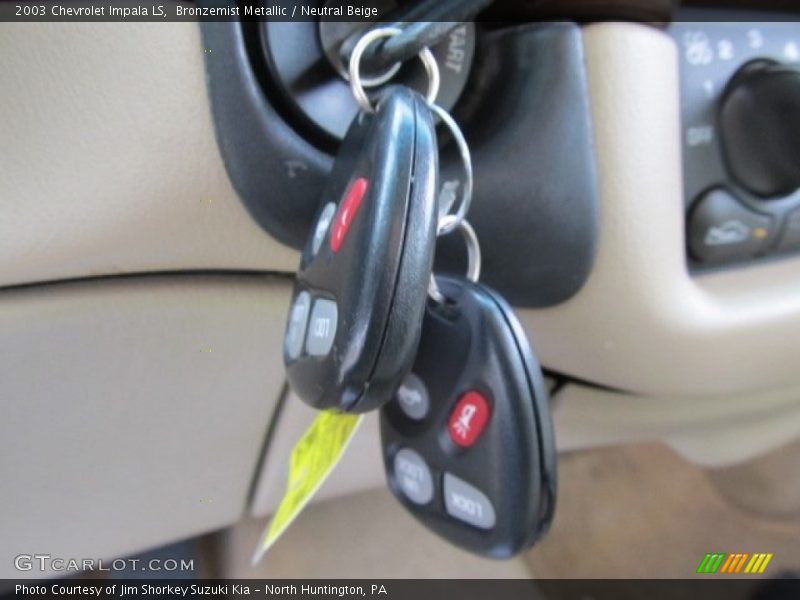Bronzemist Metallic / Neutral Beige 2003 Chevrolet Impala LS