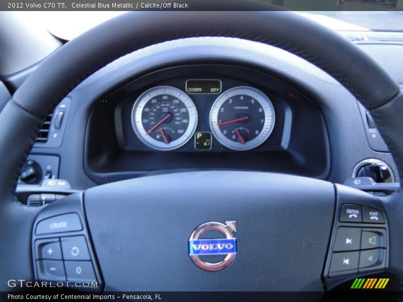 Celestial Blue Metallic / Calcite/Off Black 2012 Volvo C70 T5