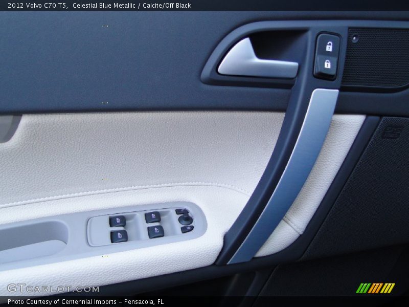 Celestial Blue Metallic / Calcite/Off Black 2012 Volvo C70 T5