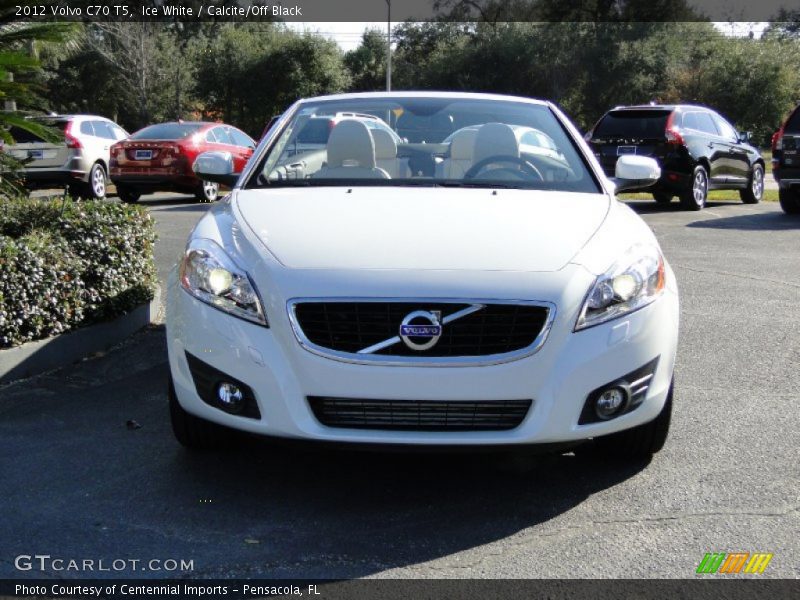 Ice White / Calcite/Off Black 2012 Volvo C70 T5
