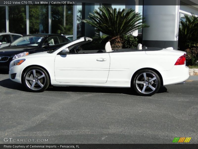 Ice White / Calcite/Off Black 2012 Volvo C70 T5