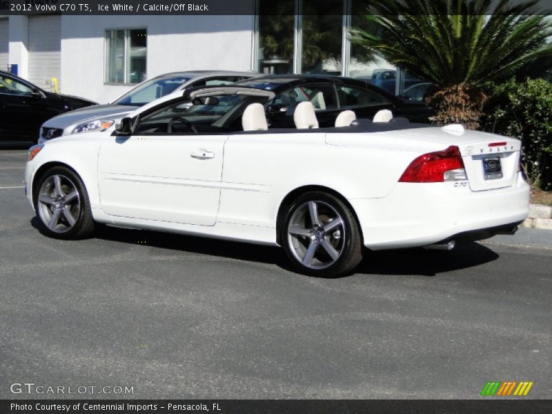 Ice White / Calcite/Off Black 2012 Volvo C70 T5