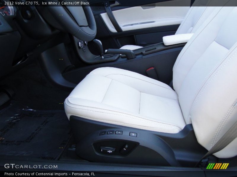 Ice White / Calcite/Off Black 2012 Volvo C70 T5