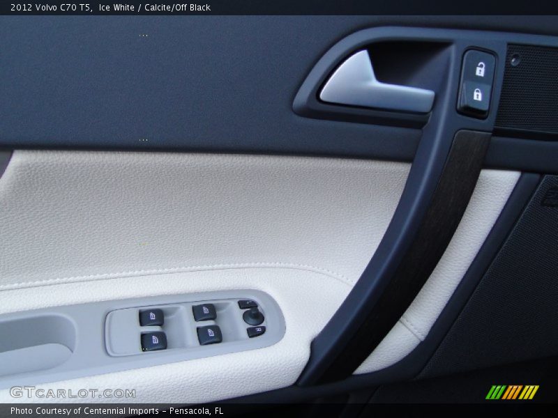 Ice White / Calcite/Off Black 2012 Volvo C70 T5