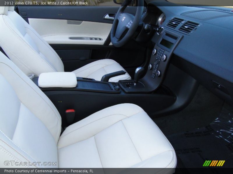 Ice White / Calcite/Off Black 2012 Volvo C70 T5