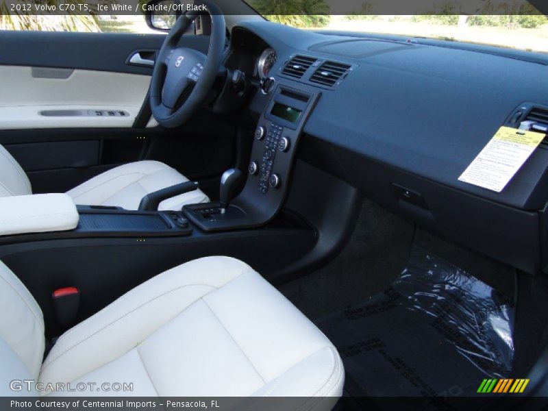 Ice White / Calcite/Off Black 2012 Volvo C70 T5