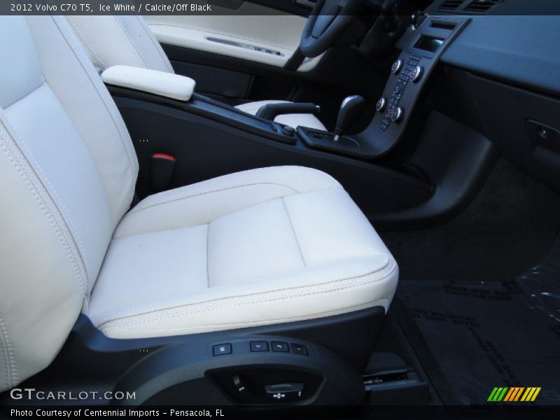 Ice White / Calcite/Off Black 2012 Volvo C70 T5