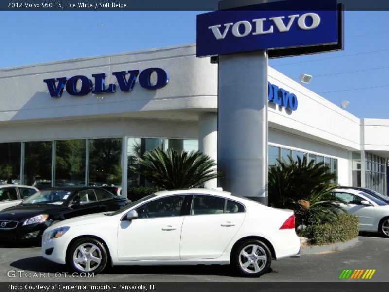 Ice White / Soft Beige 2012 Volvo S60 T5