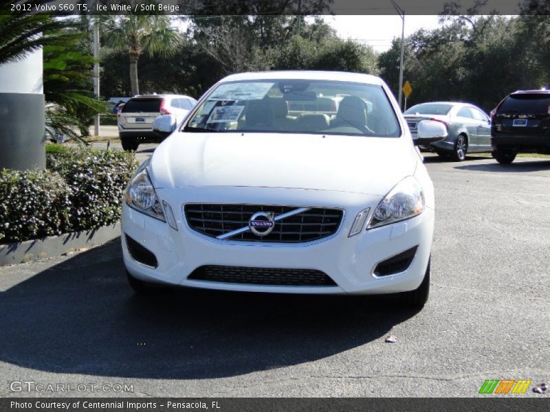 Ice White / Soft Beige 2012 Volvo S60 T5