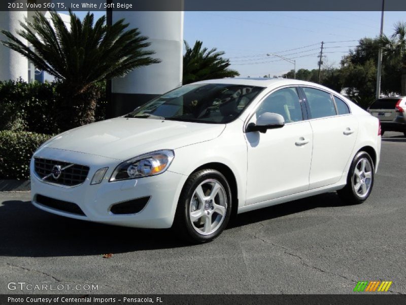 Ice White / Soft Beige 2012 Volvo S60 T5