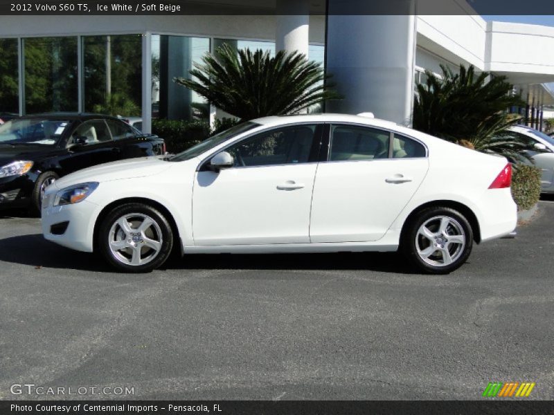 Ice White / Soft Beige 2012 Volvo S60 T5