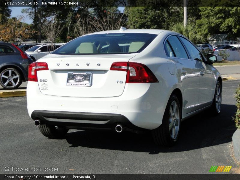 Ice White / Soft Beige 2012 Volvo S60 T5
