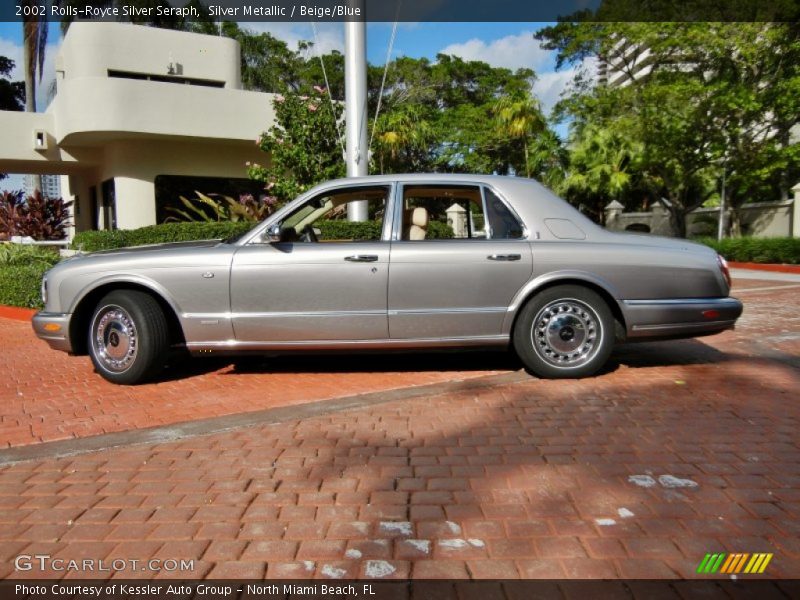 Silver Metallic / Beige/Blue 2002 Rolls-Royce Silver Seraph