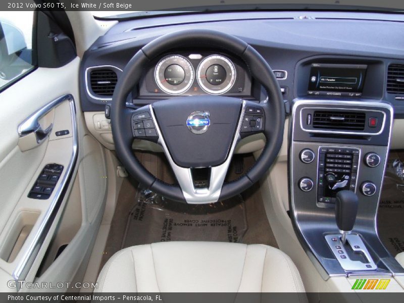 Ice White / Soft Beige 2012 Volvo S60 T5