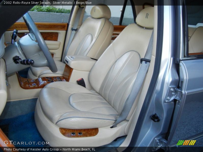  2002 Silver Seraph  Beige/Blue Interior