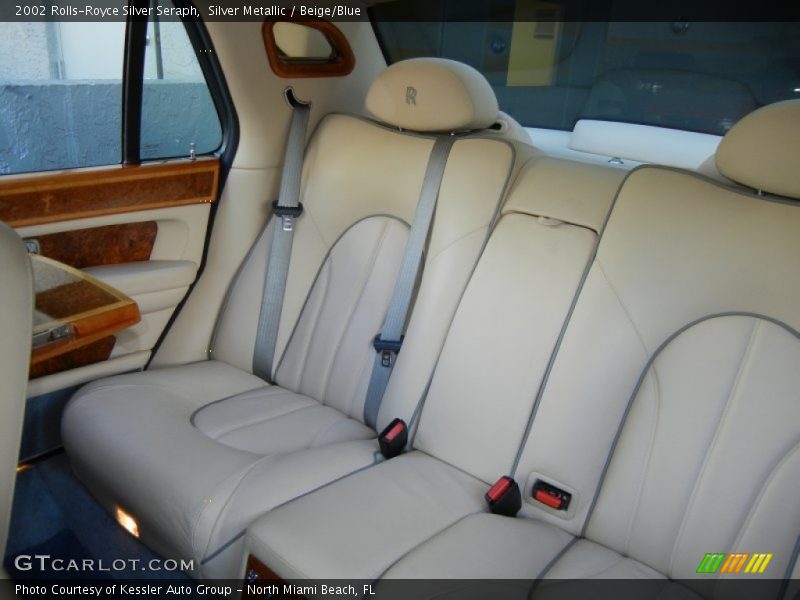  2002 Silver Seraph  Beige/Blue Interior