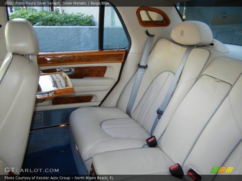  2002 Silver Seraph  Beige/Blue Interior