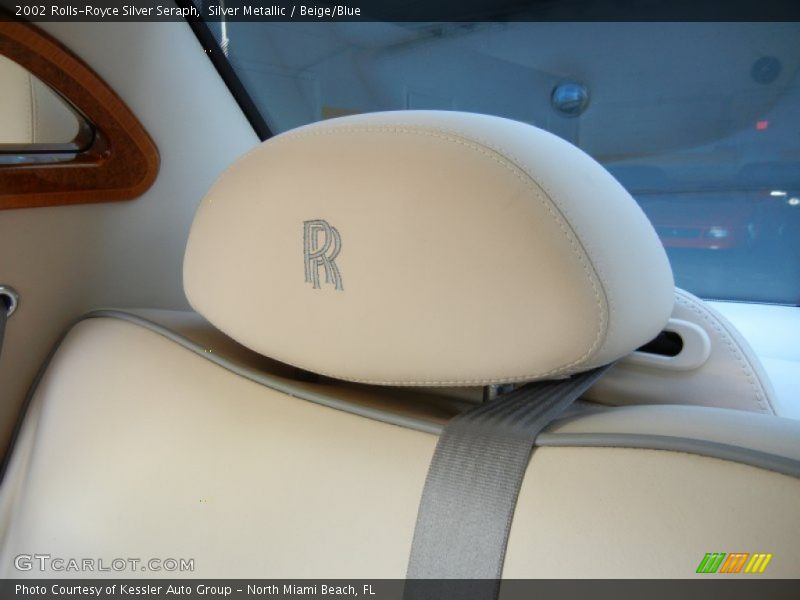 Silver Metallic / Beige/Blue 2002 Rolls-Royce Silver Seraph