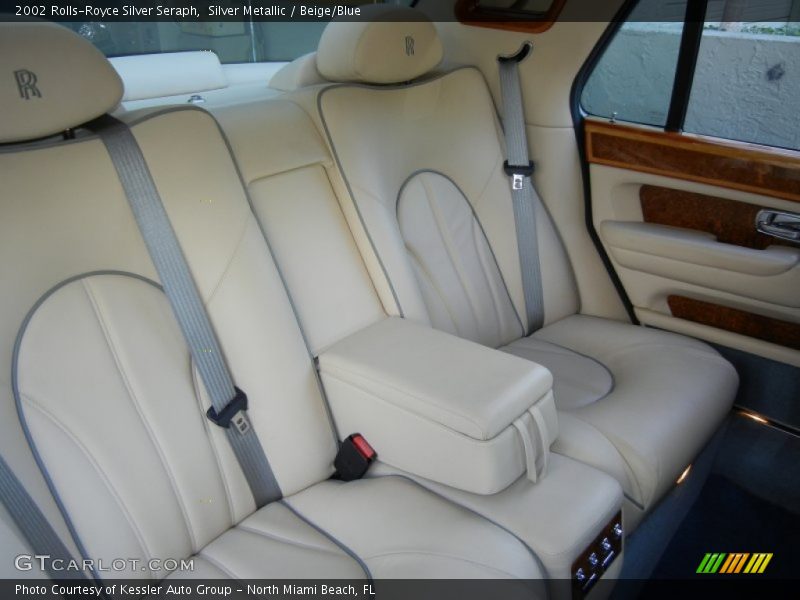  2002 Silver Seraph  Beige/Blue Interior