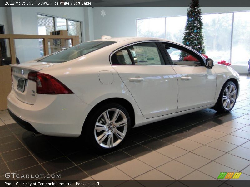 Ice White / Soft Beige 2012 Volvo S60 T6 AWD