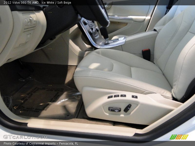 Ice White / Soft Beige 2012 Volvo S60 T6 AWD