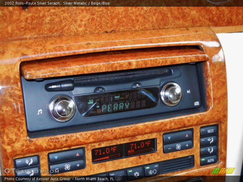 Silver Metallic / Beige/Blue 2002 Rolls-Royce Silver Seraph
